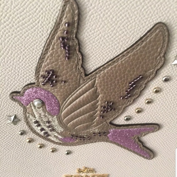 Coach bird dome large satchel bag - Picture 4 of 7